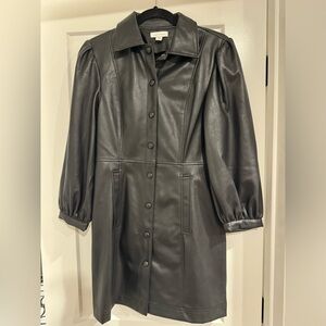 Top shop faux leather dress